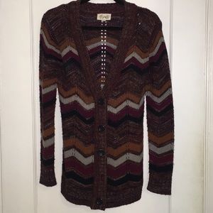 Vibrant Chunky Cardigan